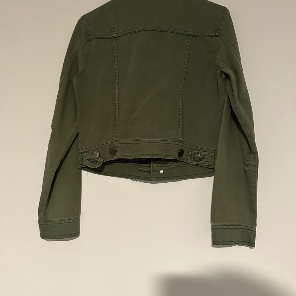 free people cropped army jacket - Picture 2 of 9